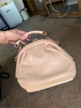 Soft Peach Top-Handle Women's Bag